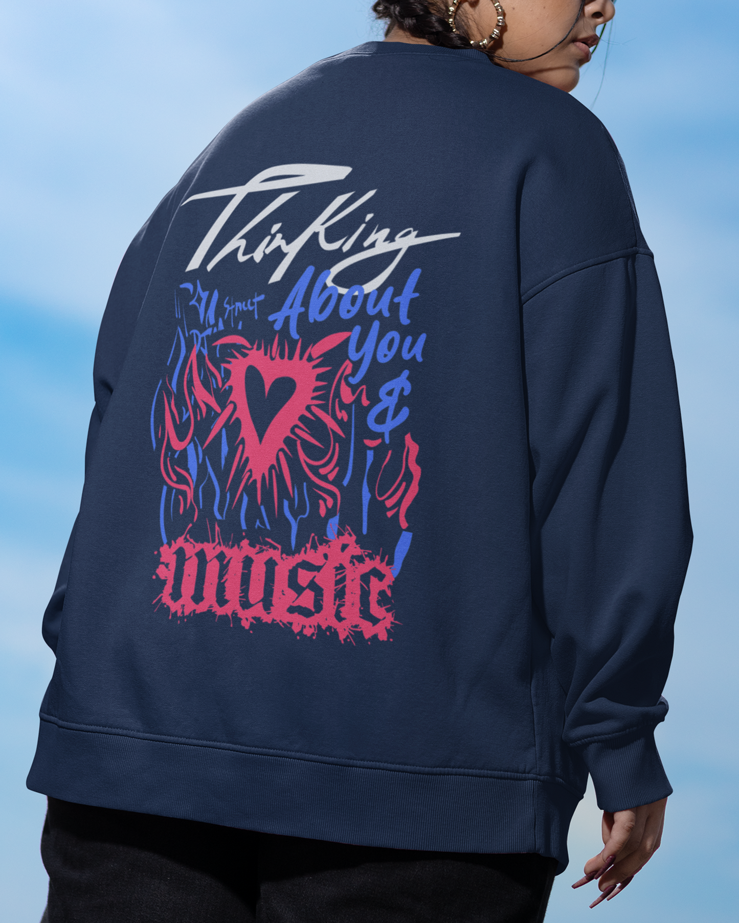 Thinking About You & Music Sweatshirt