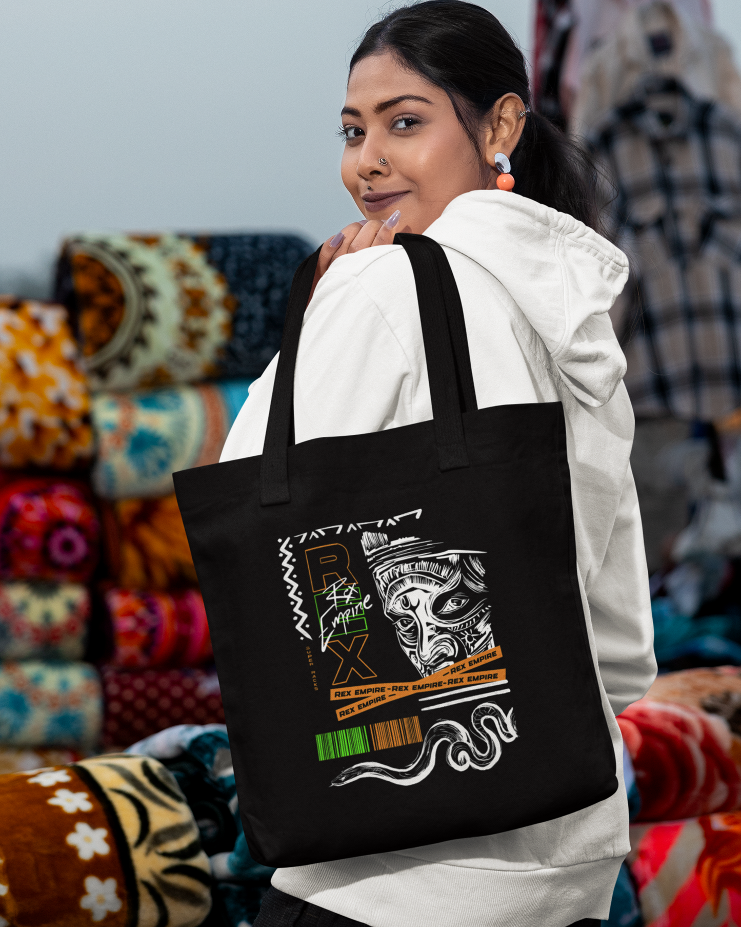 Work Harder Tote Bag