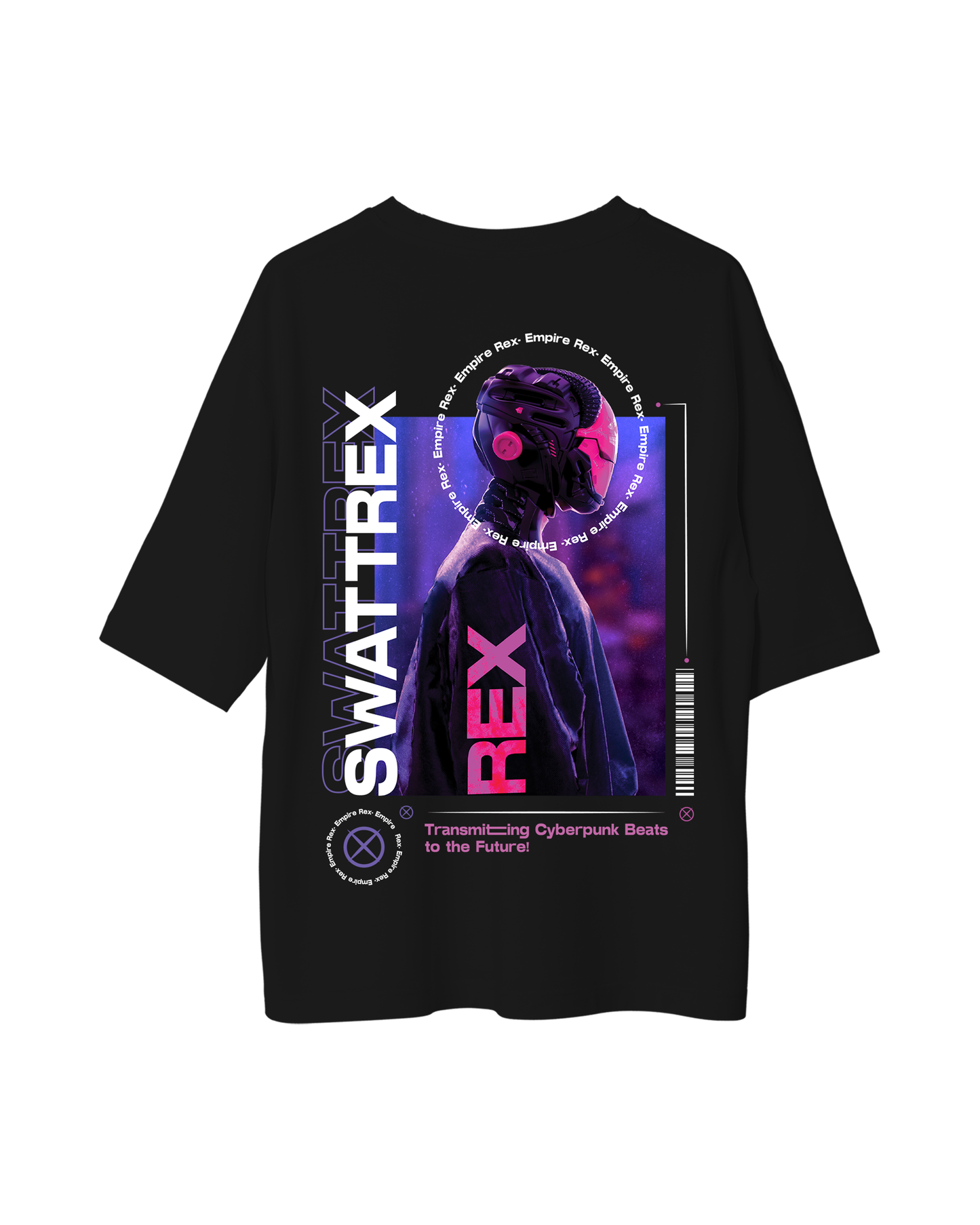 Cyberpunk Swattrex Oversized Tshirt