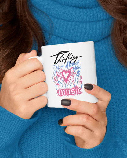 Thinking About You & Music Mug