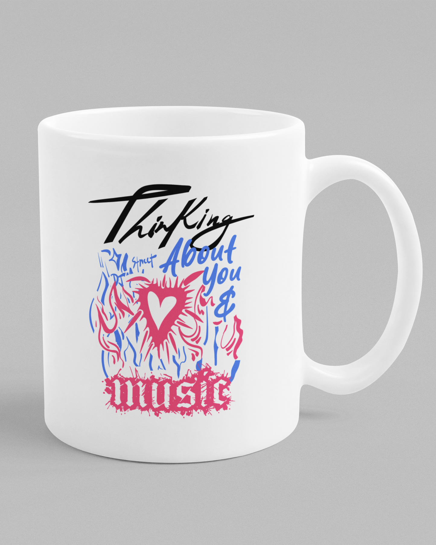 Thinking About You & Music Mug