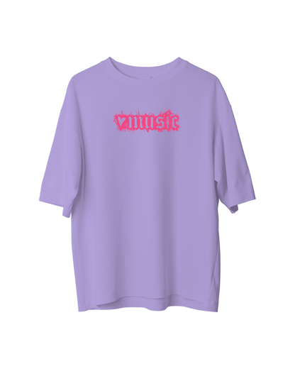 Thinking About You & Music Oversized Tshirt