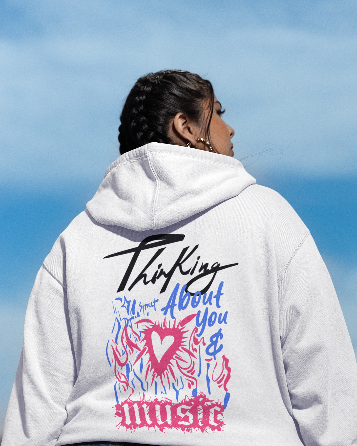 Thinking About You & Music Hoodie