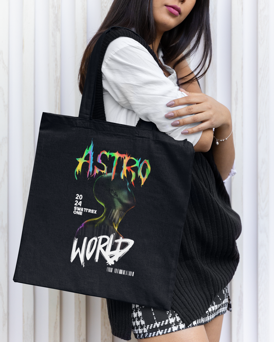 Astro World Tote Bag