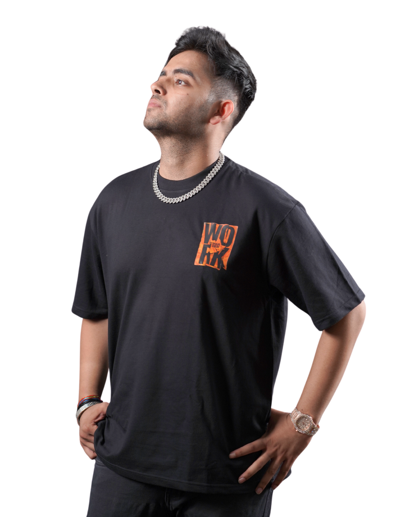 Work Harder Rex Empire Oversized Tshirt