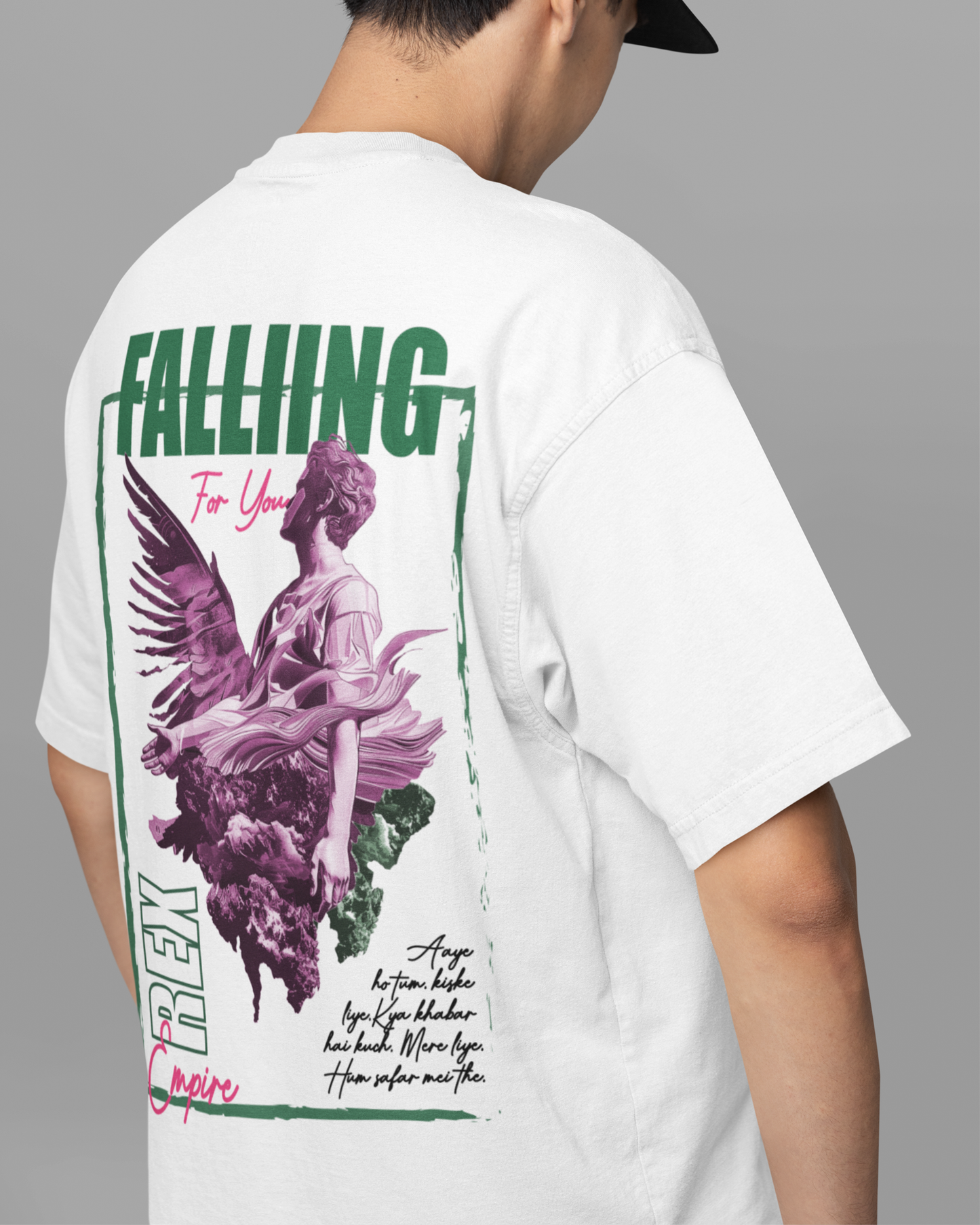 Falliing For You  Oversized Tshirt